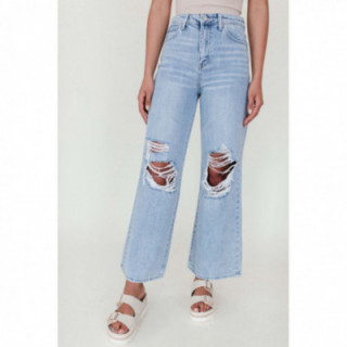 Distressed Wide Leg Jeans