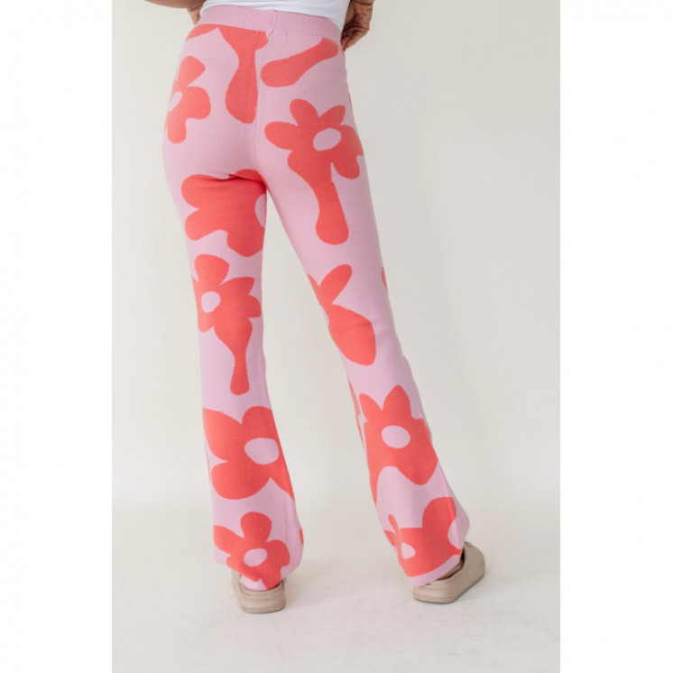 Floral Knitted Trousers