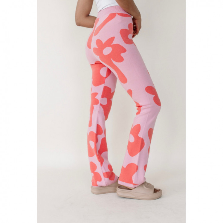 Floral Knitted Trousers