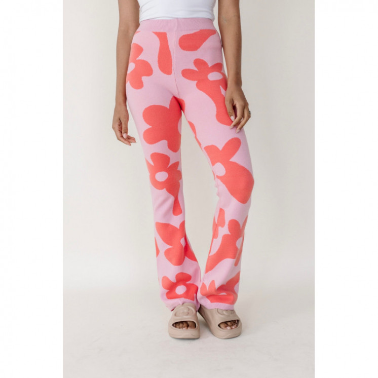 Floral Knitted Trousers