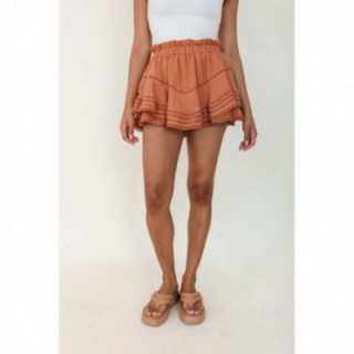 Orange Paperbag Skirt