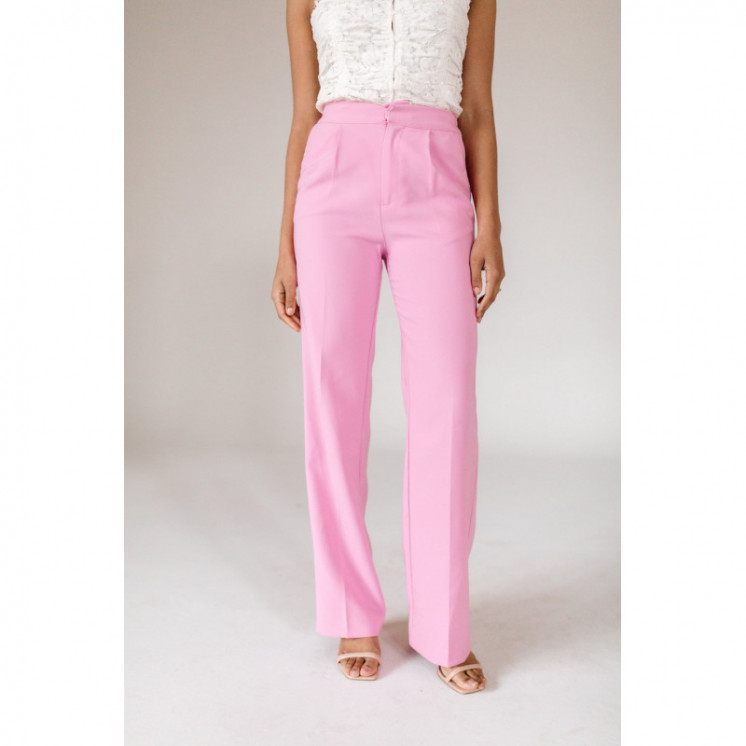 Pink Tailored Trousers