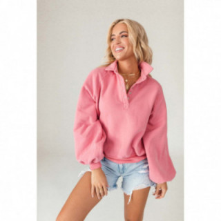 Pink Buttoned Jumper