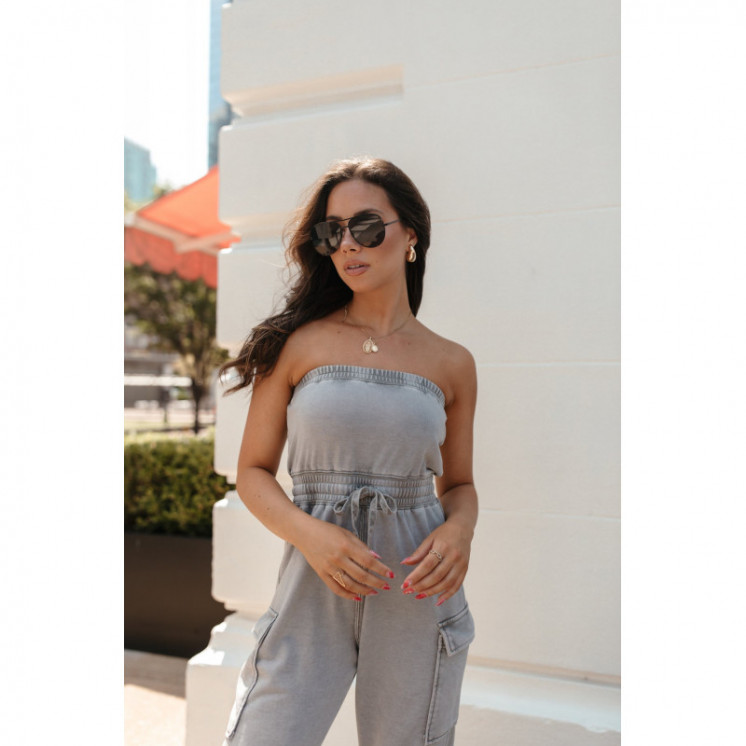 Gray Jumpsuit