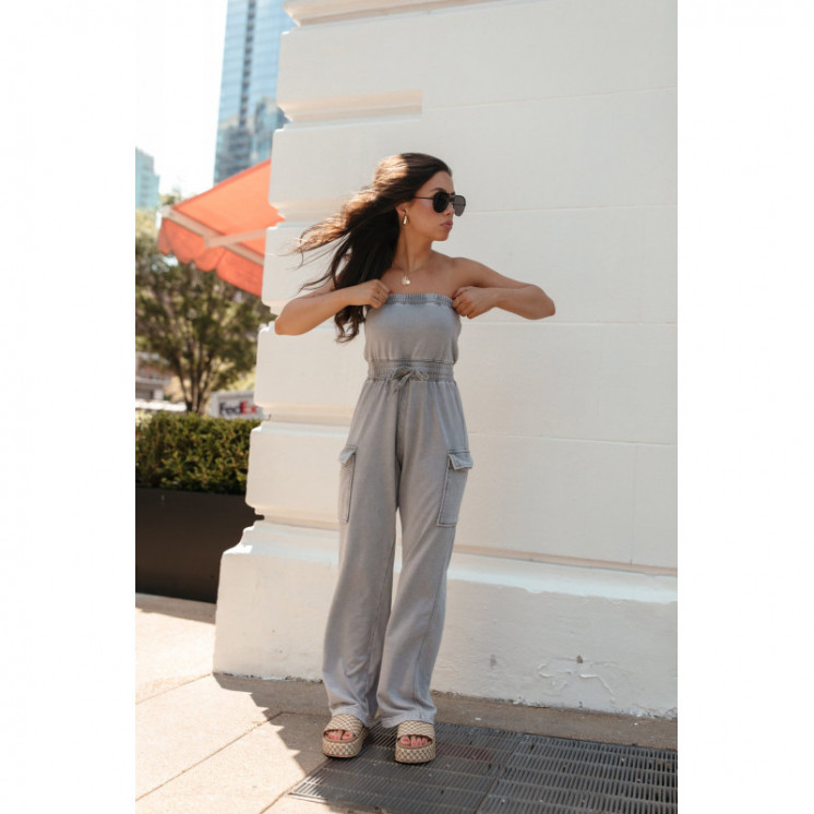 Gray Jumpsuit