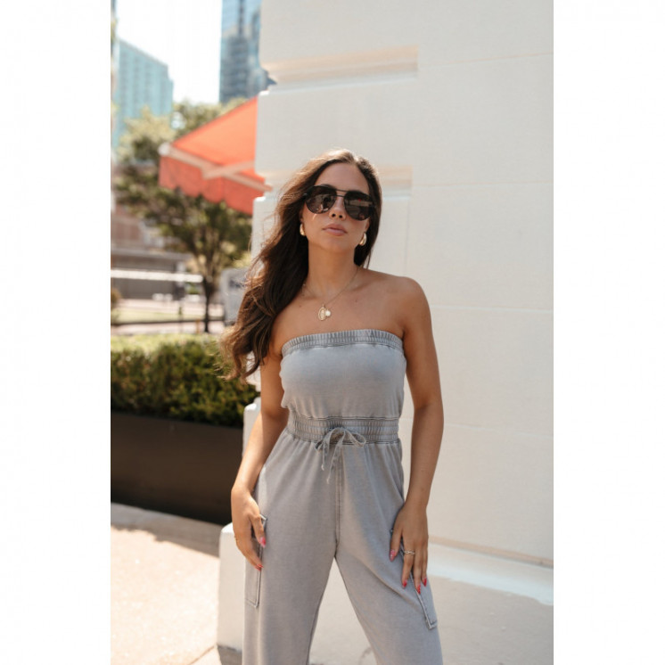 Gray Jumpsuit