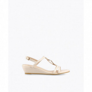 White Wedge Sandals